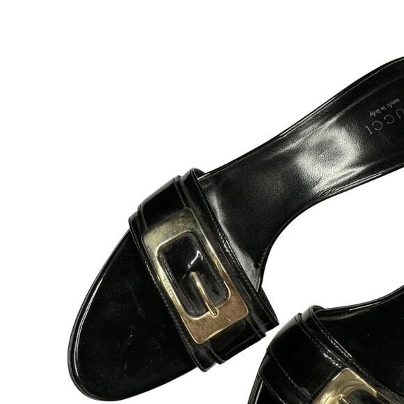 Gucci Patent Leather Buckle Heels sz 8 - Picture 11 of 14